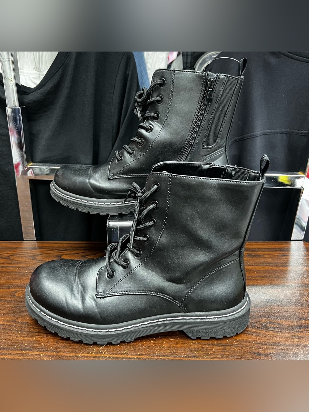 Torrid Stevie Lace-Up Combat Boots - Size 11WW